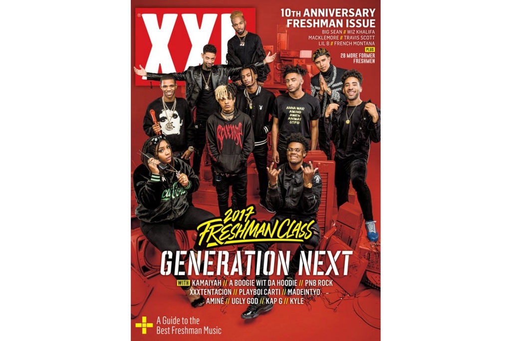 《xxl》公布 2017 freshmen class 封面